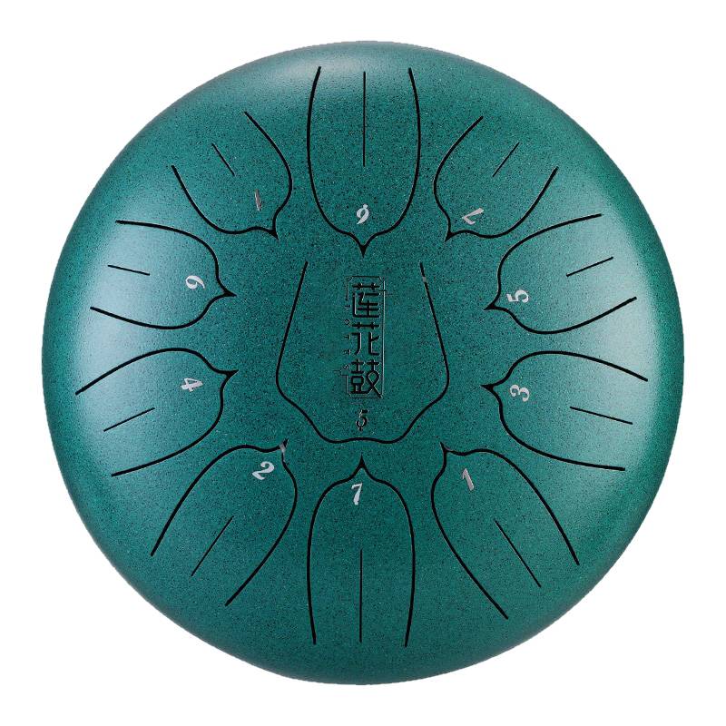 HLURU THL11-10-MALACHITE TONGUE DRUM