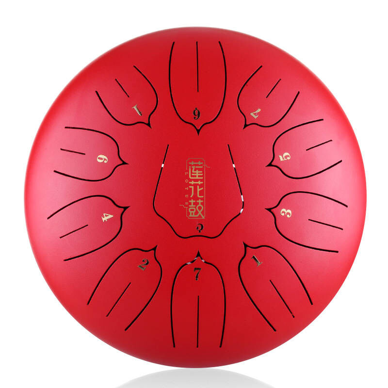 HLURU THL11-10-RED TONGUE DRUM