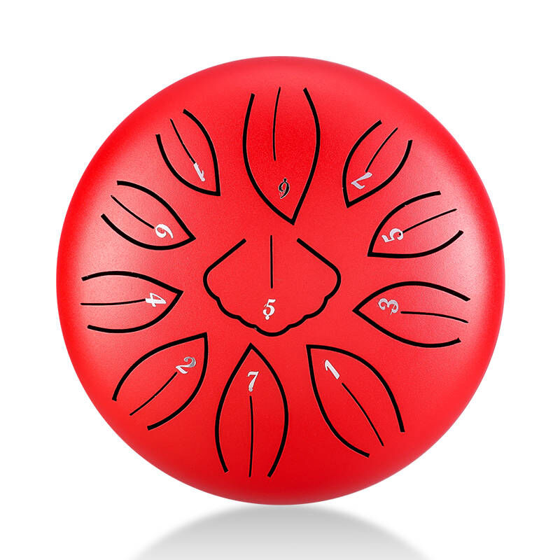 HLURU TWG11-6-RED TONGUE DRUM