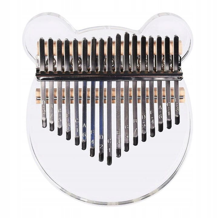 KALIMBA ACRYL-17 AKRYLOWA 17-TONOWA ZESTAW Z FUTERAŁEM