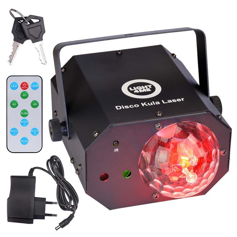 LIGHT4ME DISCO KULA LASER MULTIEFEKT ŚWIETLNY LED