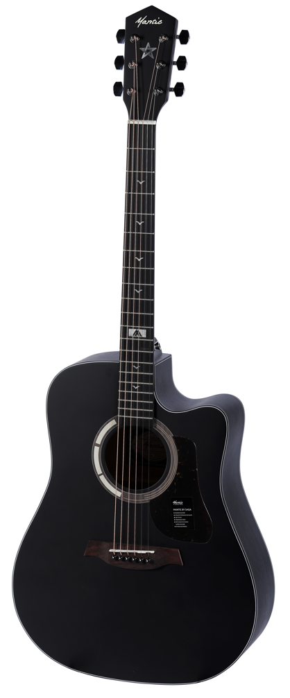 MANTIC GT-1DC BK CZARNA GITARA AKUSTYCZNA