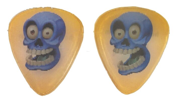 MONSTER GUITAR PICK 3D SKULL1