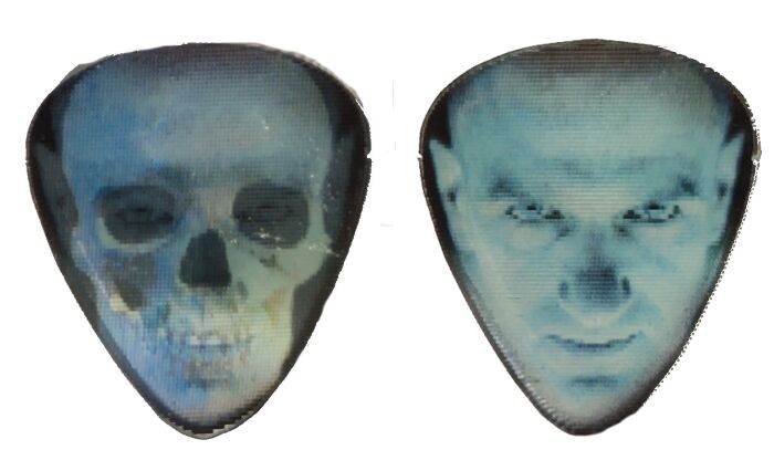 MONSTER GUITAR PICK 3D SKULL2