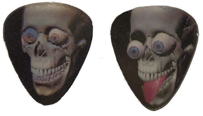 MONSTER GUITAR PICK 3D SKULL4