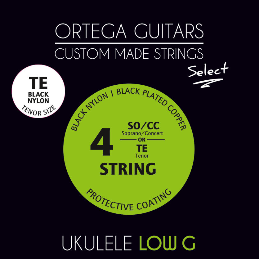 ORTEGA UKSBK-TE-LG STRUNY DO UKULELE TENOROWEGO LOW G NISKIE G