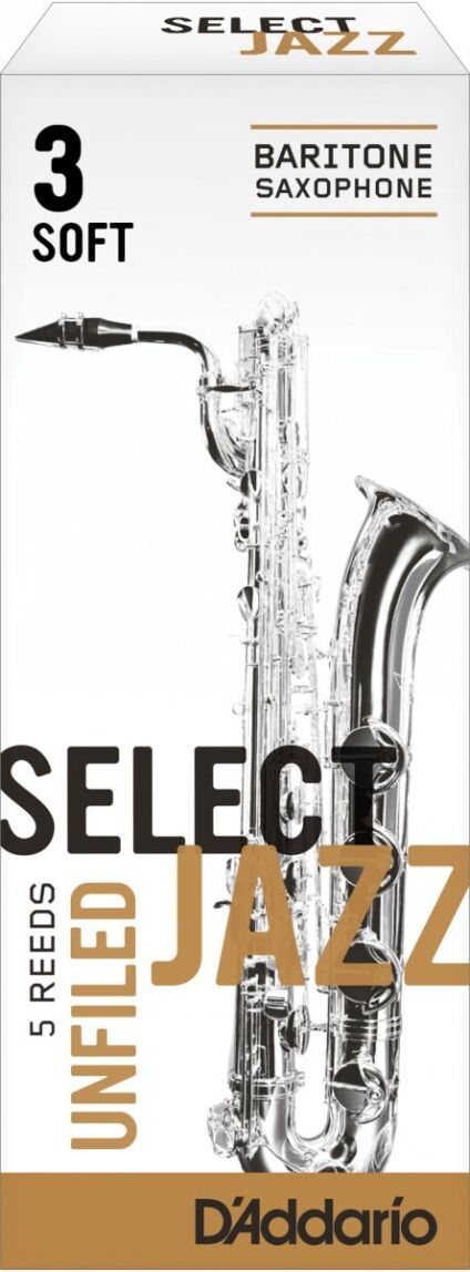 RICO JAZZ SELECT 3 SOFT STROIK DO SAKSOFONU BARYTONOWEGO