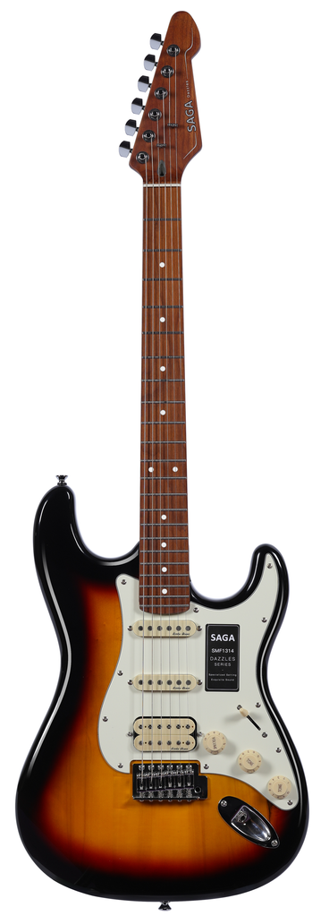 SAGA SMF1314H SB HSS SUNBURST GITARA ELEKTRYCZNA