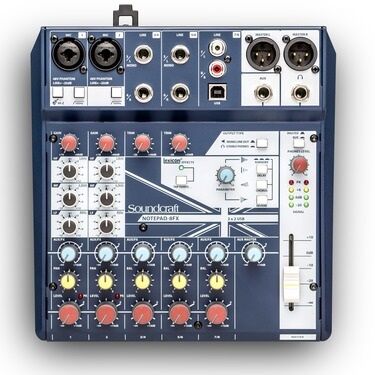 SOUNDCRAFT NOTEPAD 8FX