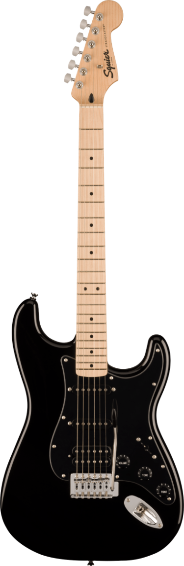 SQUIER SONIC STRATOCASTER HSS MN BPG BLK 037-3203-506