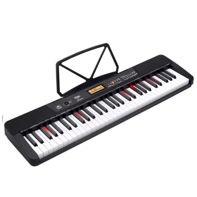 V-TONE VK 200-61L KEYBOARD Z DYNAMICZNĄ KLAWIATURĄ 5 OKTAW 61 KLAWISZY PODŚWIETLANE LED