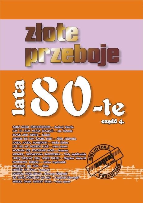 ZAGRAJ TO SAM ZŁOTE PRZEBOJE LATA 80-TE CZ.4 BZTS100