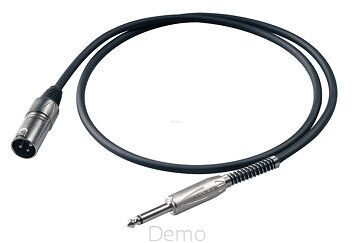 PROEL BULK220LU3 KABEL MIKROFONOWY 3m JACK/XLR MĘSKI