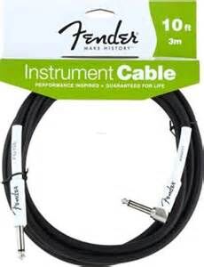 FENDER 10 ANGLE INST CBL BLK 099-0820-006