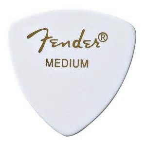 FENDER WHITE PICK MEDIUM 098-0346-380