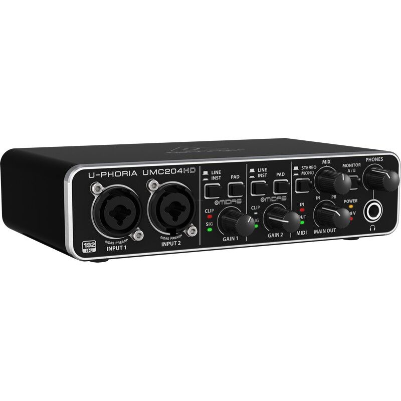 BEHRINGER UMC204HD INTERFEJS USB