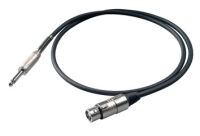 PROEL BULK200LU6 KABEL MIKROFONOWY 6m JACK/XLR ŻEŃSKI