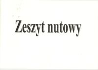 ZESZYT NUTOWY A5 3 LINIE