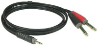 KLOTZ AY5-0600 KABEL 6m MINI JACK/2xJACK