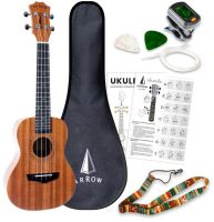 ARROW MH10 MAHOGANY CONCERT UKULELE SET UKULELE KONCERTOWE Z ZESTAWEM AKCESORIÓW