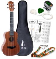 ARROW MH10 SAPELE CONCERT UKULELE SET UKULELE KONCERTOWE Z ZESTAWEM AKCESORIÓW