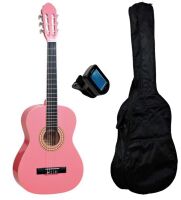 PRIMA CG-1 4/4 PINK GITARA KLASYCZNA RÓŻOWA ZESTAW