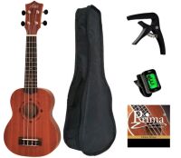 AOSTIN SAPELE UKULELE SOPRANOWE ZESTAW