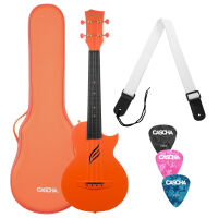 CASCHA HH 2289 CARBON FIBRE ORANGE SET UKULELE KONCERTOWE