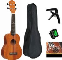 ELVIS MAHOGANY UKULELE SOPRANOWE ZESTAW