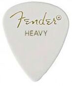 FENDER WHITE PICK HEAVY 098-0351-580