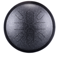 HLURU TA8-10-GALAXYBLACK 8 TON 10 TRAVEL DRUM TONGUE HANDPAN