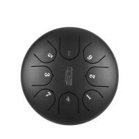 HLURU TC8-6-INKBLACK TONGUE DRUM LOTUS