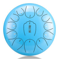 HLURU THL13-12-SKYBLUE NIEBIESKI TONGUE DRUM LOTUS