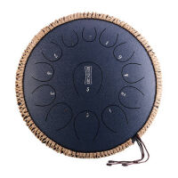 HLURU TY13-14-NAVYBLUE TONGUE DRUM