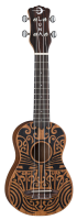 LUNA UKE TRIBAL MAHOGANY UKULELE SOPRANOWE