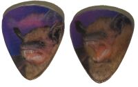 MONSTER GUITAR PICK 3D BAT