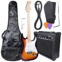 NN EG SET SB ZESTAW GITAROWY GITARA ELEKTRYCZNA STRAT PODPALANY