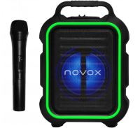 NOVOX MOBILITE GREEN KOLUMNA AKTYWNA USB MP3 BT AKU MIC