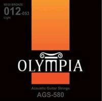 OLYMPIA AGS 580 STRUNY DO GITARY AKUSTYCZNEJ 12-53