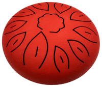 KLG-6-11 RED TONGUE DRUM BĘBENEK ETERYCZNY