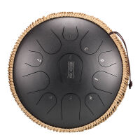 HLURU TB11-14-INKBLACK TONGUE DRUM 11 TON 14 HANDPAN CZARNY