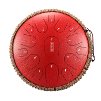 HLURU TB15-14-GALAXYRED TONGUE DRUM 15 TON 14 HANDPAN CZERWONY