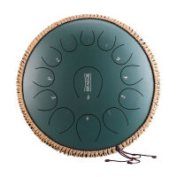 HLURU TY13-14-MINERALGREEN TONGUE DRUM HANDPAN