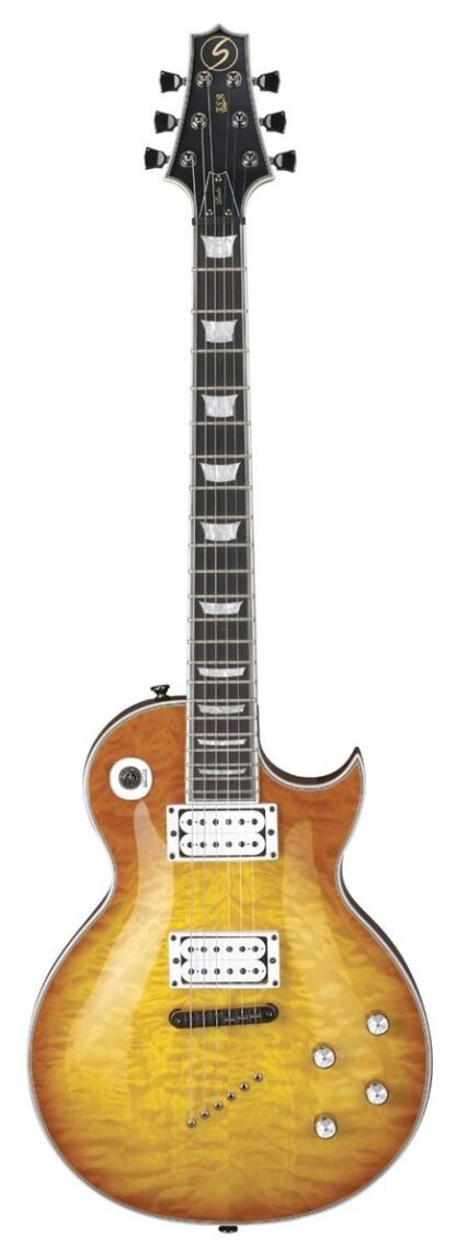 Samick LN-30QM FTB - gitara elektryczna 