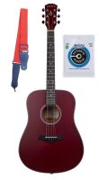 ARROW SILVER D WR WINE RED GITARA AKUSTYCZNA