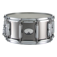 DIXON ARTISAN GREGG BISSONETTE SIGNATURE SNARE, 14" X 6.5″ NICKEL PLATED STEEL