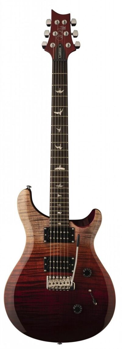 PRS SE Custom 24 Charcoal Cherry Fade - gitara elektryczna