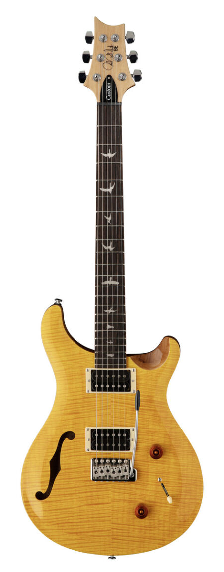 PRS SE Custom 22 Semi Hollow Santana Yellow - gitara elektryczna