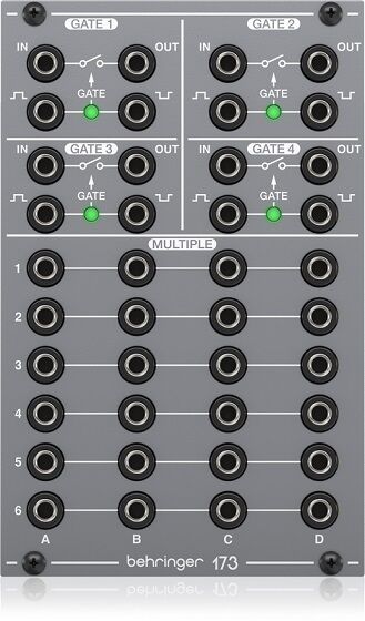 Behringer 173 QUAD GATE/MULTIPLES Moduł syntezatora modularnego