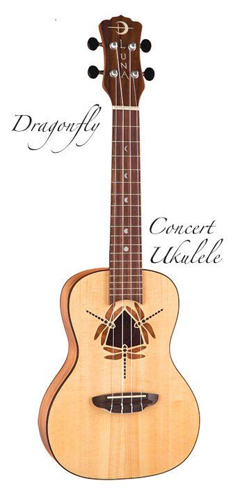 Luna Ukulele -  Koncertowe Dragonfly 